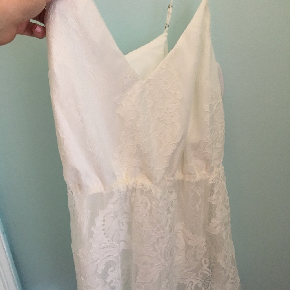 White lace romper